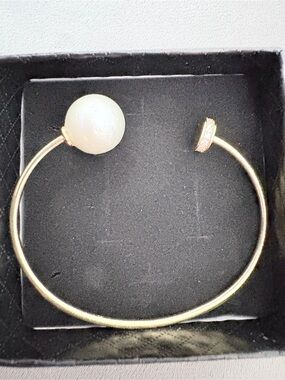 Southsea Pearl Nail Bangle Bracelet